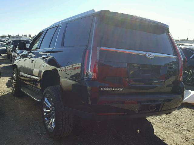 1GYS4CKJ3HR397404 - 2017 CADILLAC ESCALADE P BLACK photo 3