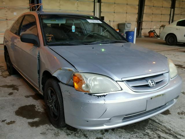 1HGEM22593L017091 - 2003 HONDA CIVIC LX SILVER photo 1