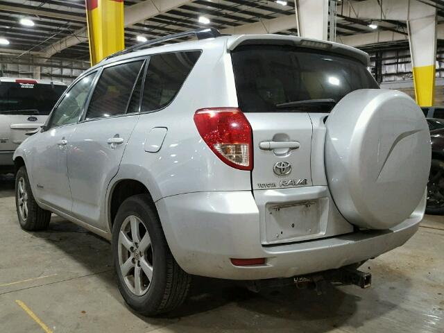 JTMBK31V176013040 - 2007 TOYOTA RAV4 LIMIT SILVER photo 3