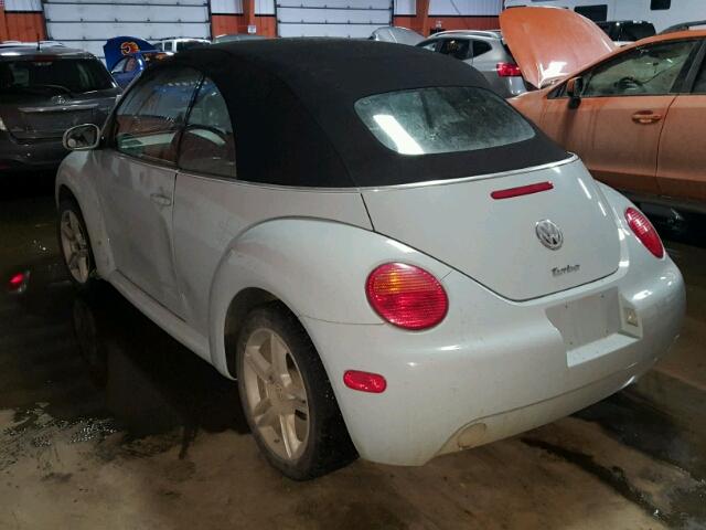 3VWCD31Y24M340578 - 2004 VOLKSWAGEN NEW BEETLE 蓝色 照片 3