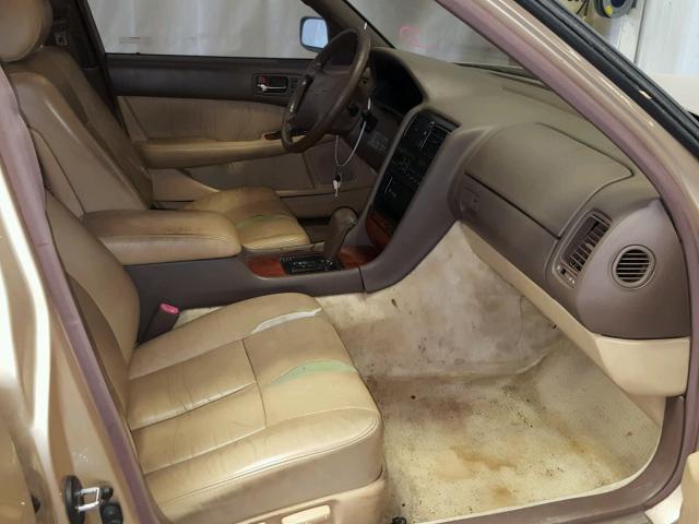 JT8UF11E4P0153554 - 1993 LEXUS LS 400 BEIGE photo 5