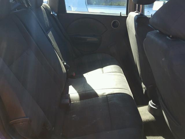 KL1TD66638B137831 - 2008 CHEVROLET AVEO BASE Mavi foto 6