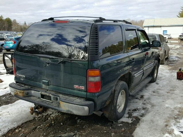 1GKEK13T93J283433 - 2003 GMC YUKON GREEN photo 4