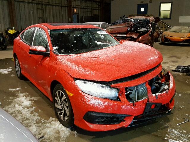 2HGFC2F76JH517691 - 2018 HONDA CIVIC EX RED photo 1