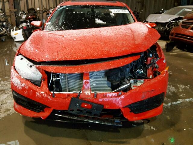 2HGFC2F76JH517691 - 2018 HONDA CIVIC EX Qırmızı foto 9