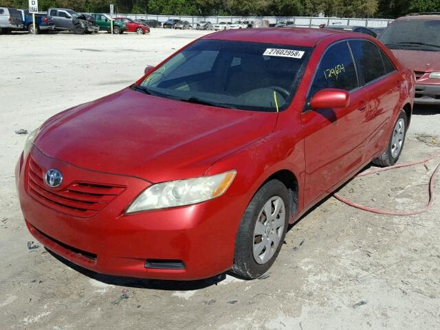 4T1BE46K97U097739 - 2007 TOYOTA CAMRY NEW RED photo 2
