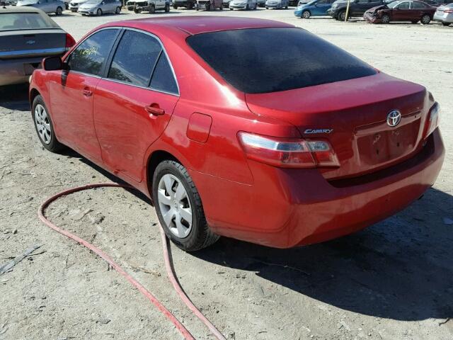4T1BE46K97U097739 - 2007 TOYOTA CAMRY NEW RED photo 3