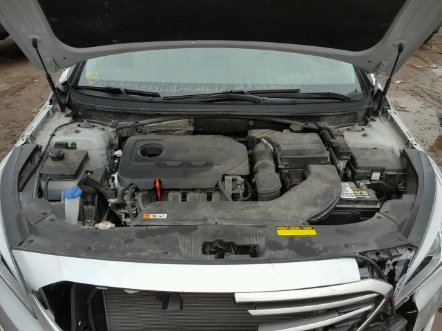 5NPE24AF3FH020197 - 2015 HYUNDAI SONATA SE SILVER photo 7