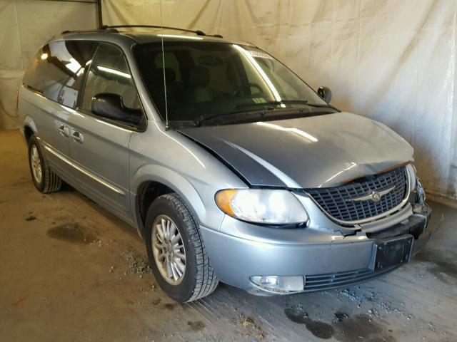 2C8GT54L64R578623 - 2004 CHRYSLER TOWN & COU BLUE photo 1