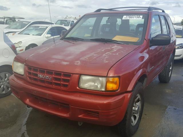 4S2CK58W7X4347197 - 1999 ISUZU RODEO S RED photo 2