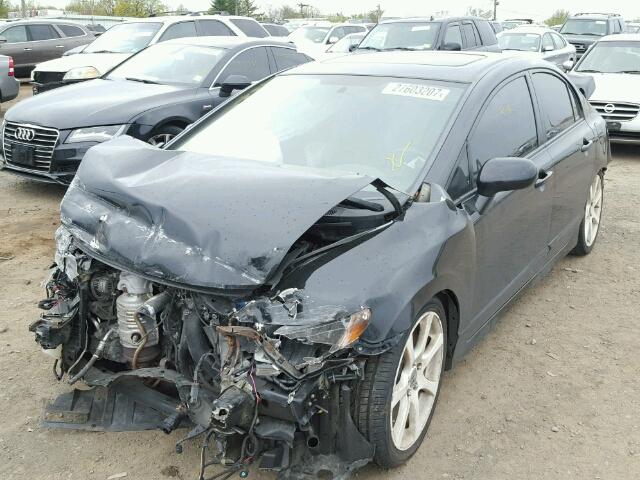 2HGFA1F9XBH512495 - 2011 HONDA CIVIC EX-L BLACK photo 2