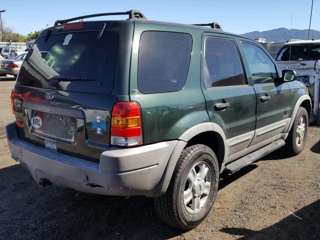 1FMCU04132KC84537 - 2002 FORD ESCAPE XLT GREEN photo 4