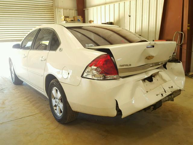 2G1WT58N579298262 - 2007 CHEVROLET IMPALA LT WHITE photo 3