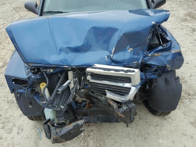 1D7HE48K76S525271 - 2006 DODGE DAKOTA QUA BLUE photo 7