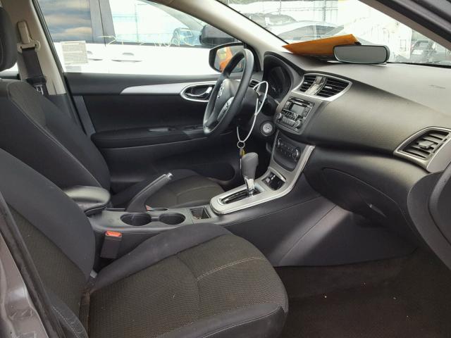 3N1AB7AP4FY327831 - 2015 NISSAN SENTRA S GRAY photo 5