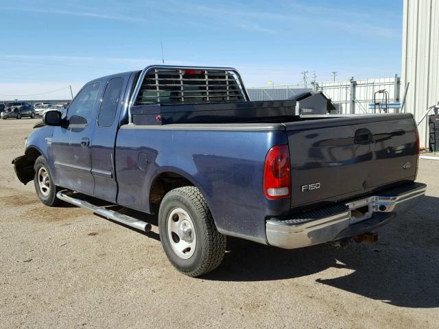 1FTRX17W93NB12841 - 2003 FORD F150 BLUE photo 3