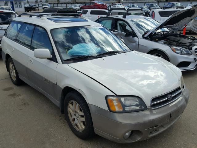 4S3BH686427601659 - 2002 SUBARU LEGACY OUT WHITE photo 1