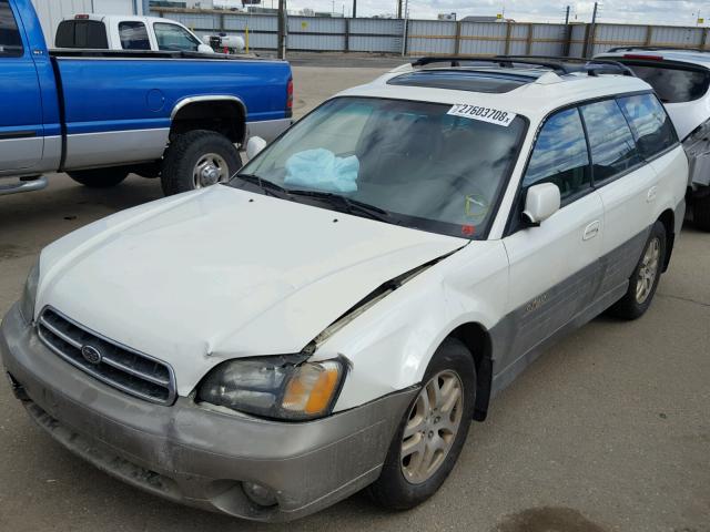 4S3BH686427601659 - 2002 SUBARU LEGACY OUT WHITE photo 2