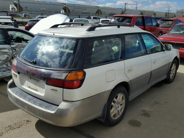 4S3BH686427601659 - 2002 SUBARU LEGACY OUT WHITE photo 4