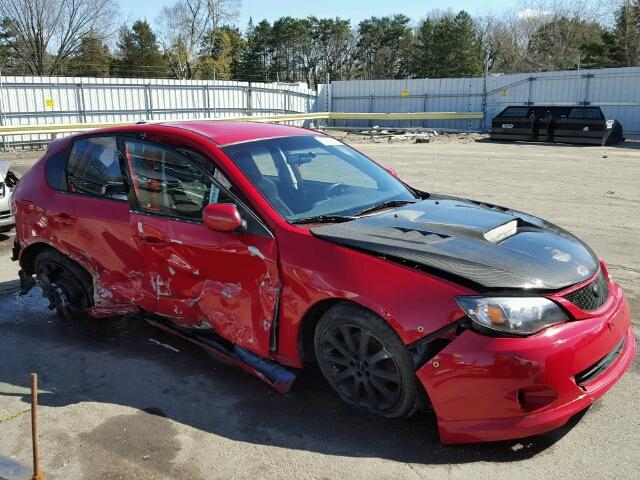 JF1GH75688G805007 - 2008 SUBARU IMPREZA WR RED photo 1