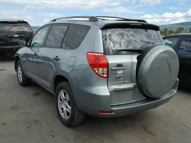 JTMZD33V976036779 - 2007 TOYOTA RAV4 SILVER photo 3