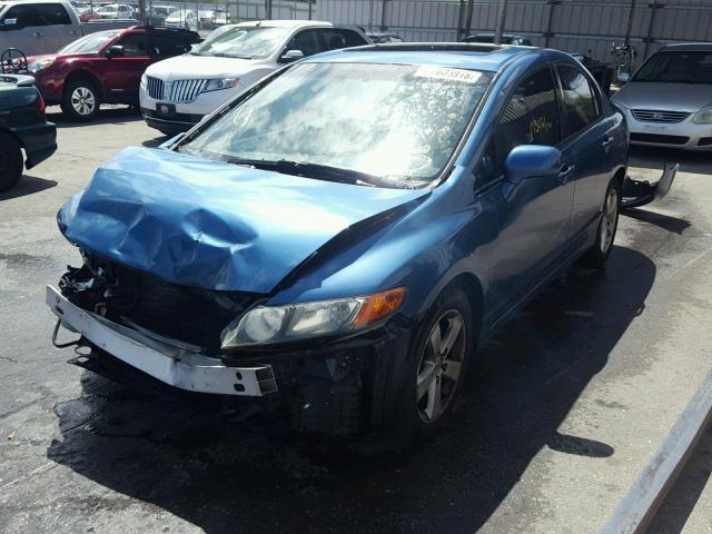 1HGFA16876L153980 - 2006 HONDA CIVIC EX Mavi foto 2