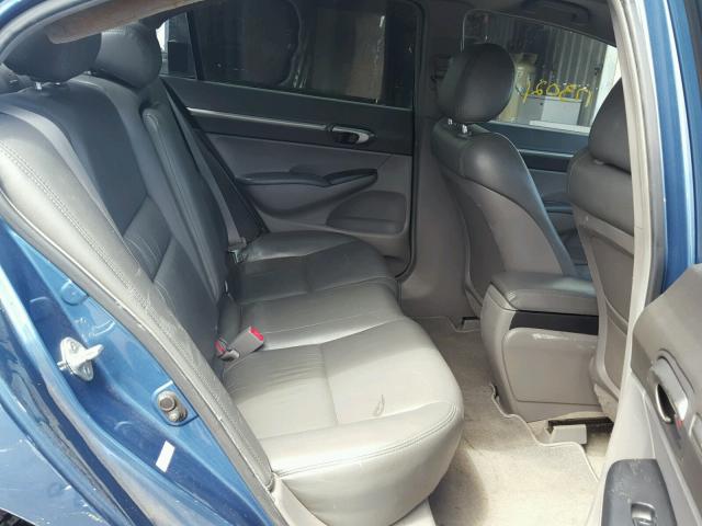 1HGFA16876L153980 - 2006 HONDA CIVIC EX Mavi foto 6