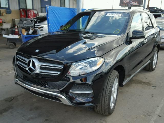 4JGDA5HBXHA976371 - 2017 MERCEDES-BENZ GLE 350 4M BLACK photo 2