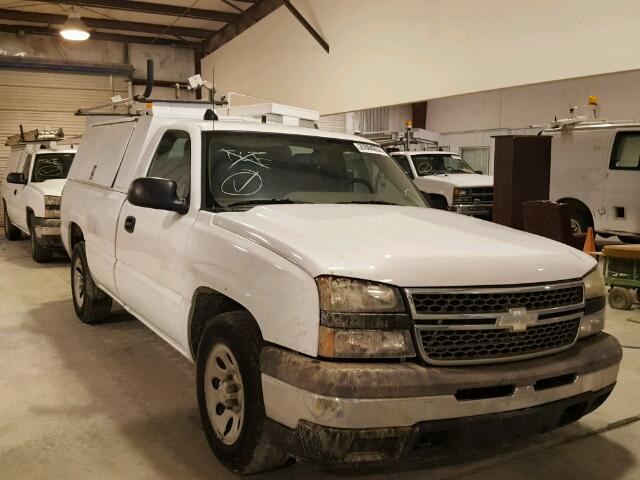 1GCEC14X47Z145462 - 2007 CHEVROLET SILVERADO WHITE photo 1