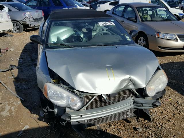 1C3EL55R55N535888 - 2005 CHRYSLER SEBRING TO SILVER photo 7