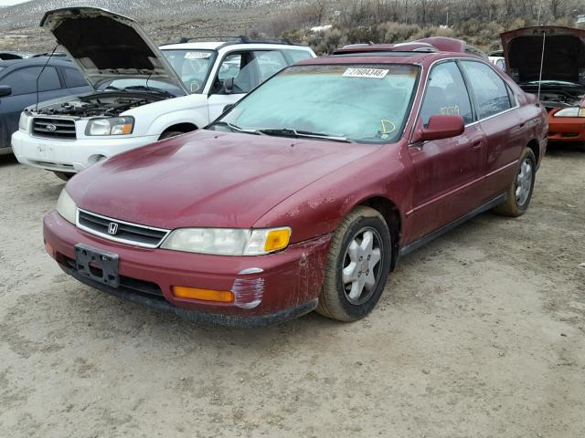 1HGCE6669SA028326 - 1995 HONDA ACCORD EX RED photo 2