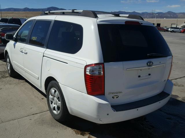 KNDMB233766069061 - 2006 KIA SEDONA EX WHITE photo 3