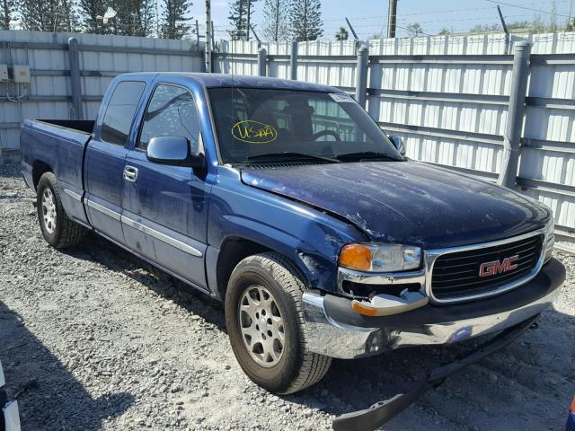 2GTEC19V211275649 - 2001 GMC NEW SIERRA BLUE photo 1