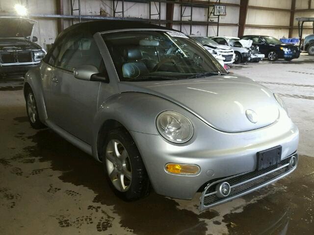 3VWCD21Y84M303299 - 2004 VOLKSWAGEN NEW BEETLE SILVER photo 1