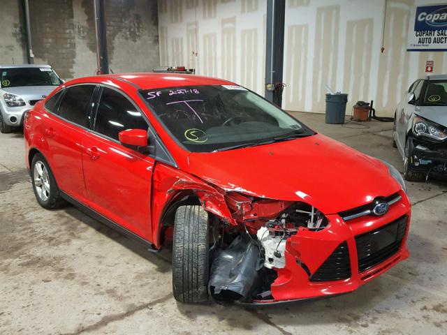 1FAHP3F20CL230297 - 2012 FORD FOCUS SE RED photo 1