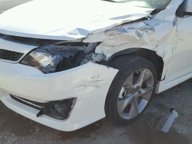 4T1BF1FK5EU457534 - 2014 TOYOTA CAMRY L WHITE photo 9