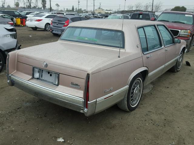 1G6CD5337L4358653 - 1990 CADILLAC DEVILLE GOLD photo 4