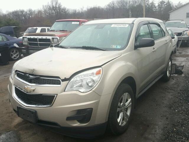 2GNFLCEK9C6199081 - 2012 CHEVROLET EQUINOX LS BEIGE photo 2