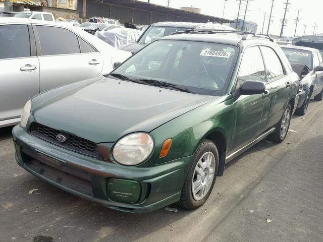 JF1GG65542G823208 - 2002 SUBARU IMPREZA TS GREEN photo 2