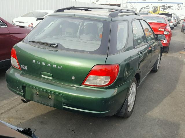 JF1GG65542G823208 - 2002 SUBARU IMPREZA TS GREEN photo 4