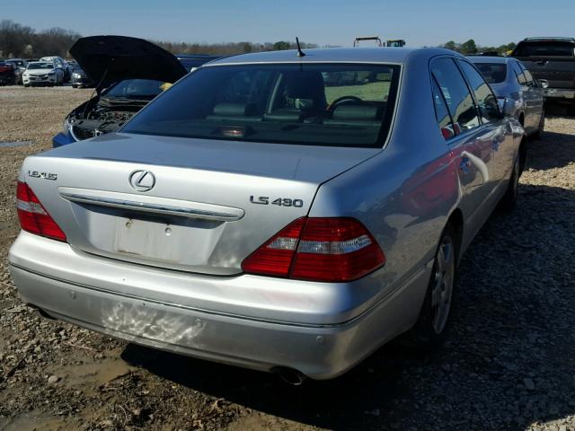 JTHBN36F365034287 - 2006 LEXUS LS 430 SILVER photo 4