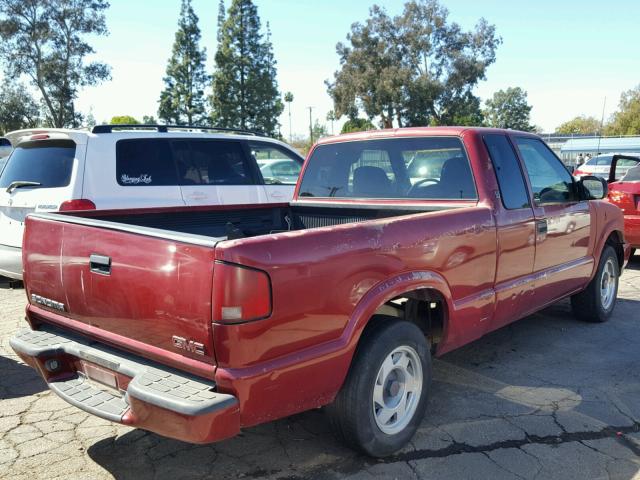 1GTCS1954Y8313092 - 2000 GMC SONOMA RED photo 4