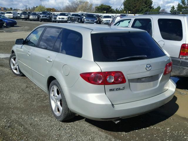 1YVFP82D745N68706 - 2004 MAZDA 6 S GRAY photo 3