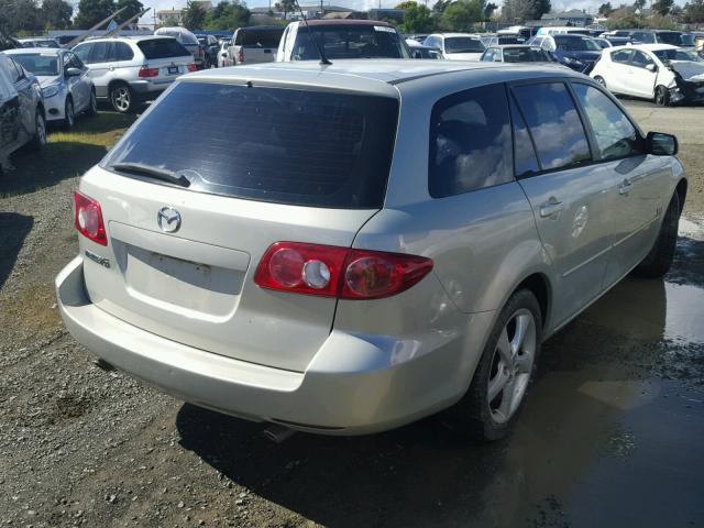 1YVFP82D745N68706 - 2004 MAZDA 6 S GRAY photo 4