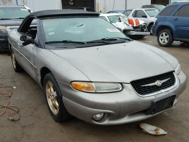 3C3EL55H0XT595121 - 1999 CHRYSLER SEBRING JX GRAY photo 1