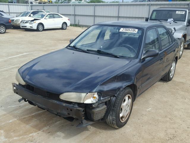 1Y1SK5281WZ420045 - 1998 CHEVROLET GEO PRIZM 绿色 照片 2
