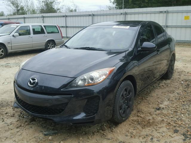 JM1BL1UF6C1554596 - 2012 MAZDA 3 I BLACK photo 2