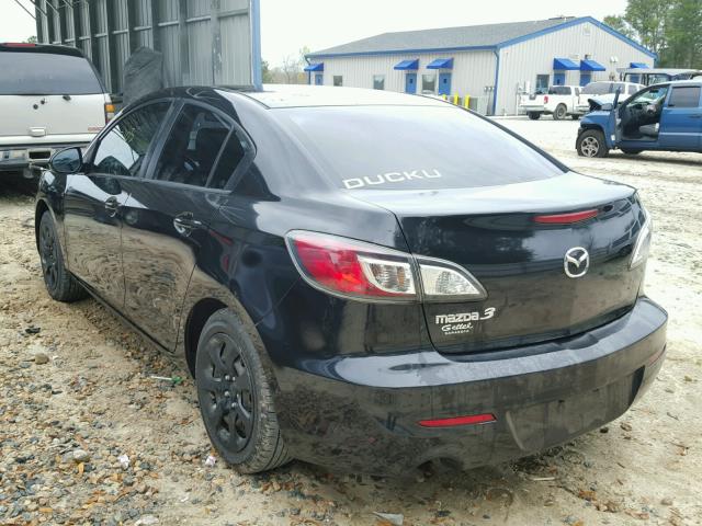 JM1BL1UF6C1554596 - 2012 MAZDA 3 I BLACK photo 3