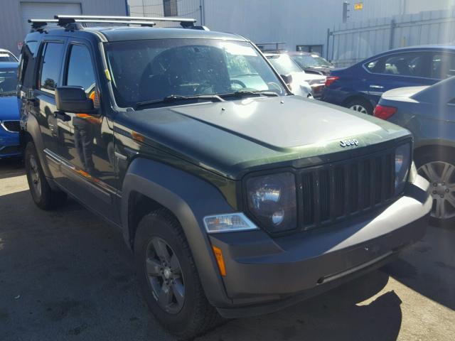 1J4PN3GK2AW147163 - 2010 JEEP LIBERTY RE GREEN photo 1