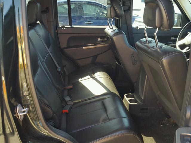 1J4PN3GK2AW147163 - 2010 JEEP LIBERTY RE GREEN photo 6